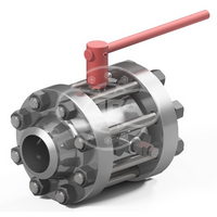 Кран шаровой дросселирующий (КШД) Dn65 Pn210 Ст. 12Х18Н10Т