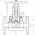 Задвижка клиновая стальная фланцевая Dn40 Pn63 12Х18Н10Т 31нж45нж
