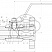 Кран шаровой разборный трехсоставной фланцевый Dn32 Pn125 09Г2С 11лс45п