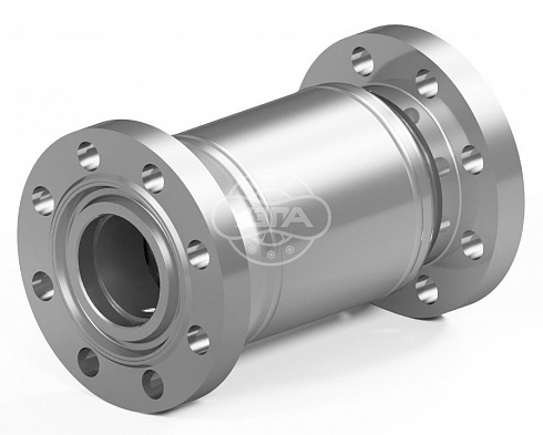 Клапан обратный поворотный фланцевый Dn80 Pn25 Ст. 20