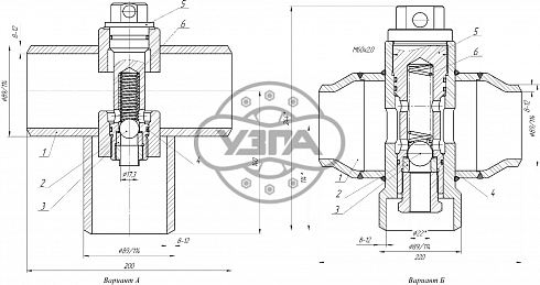 Клапан обратный незамерзающий Dn100 Pn140 09Г2С