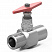 Клапан запорный Dn15 Pn40 муфтовый 10Х17Н13М2Т 15нж68нж